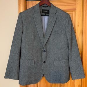 Grey Cotton Banana Republic Blazer 42S